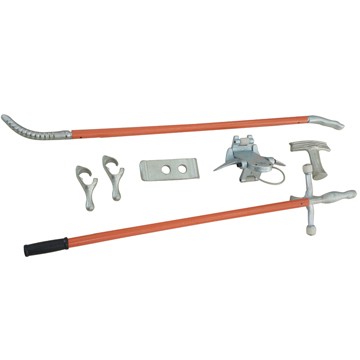 Tire mounting and demounting tool